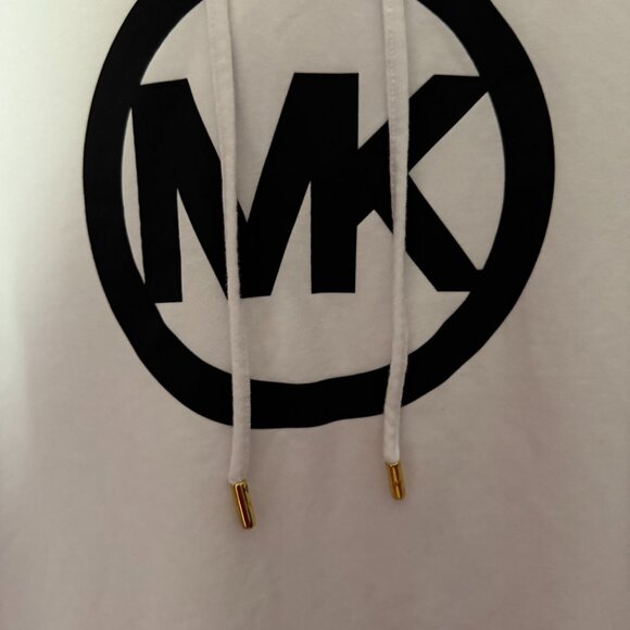 Michael Kors White Logo Hoodie – Size Small - Picture 4 of 5
